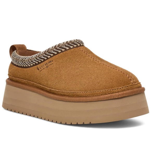 Koolaburra Chestnut Platform Slippers - Picture 1 of 4